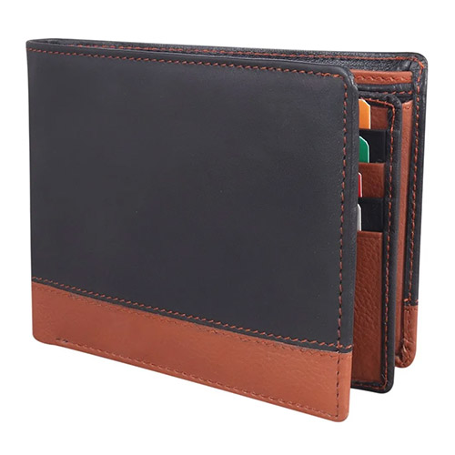RFID Leather Wallet Export Quality Leather Goods Delhi