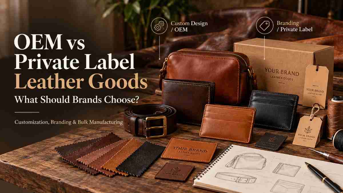 OEM vs Private Label Leather Goods: What Should Brands Choose