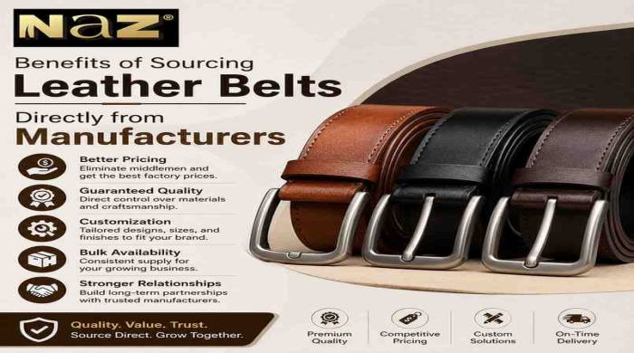 Benefits of Sourcing Leather Belts Directly from Manufacturers | Market Trends in Tanzania