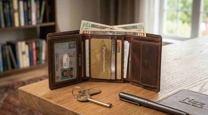 How Does a Tri-Fold Leather Wallet Provide Maximum Storage and Organization? - Naz Leather Export Delhi