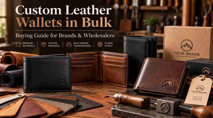 What Should Brands Check Before Ordering Custom Leather Wallets in Bulk from India? - Naz Leather Export Delhi