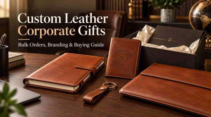 What Should Companies Consider When Ordering Custom Leather Corporate Gifts in Bulk? | Market Trends in Jodhpur