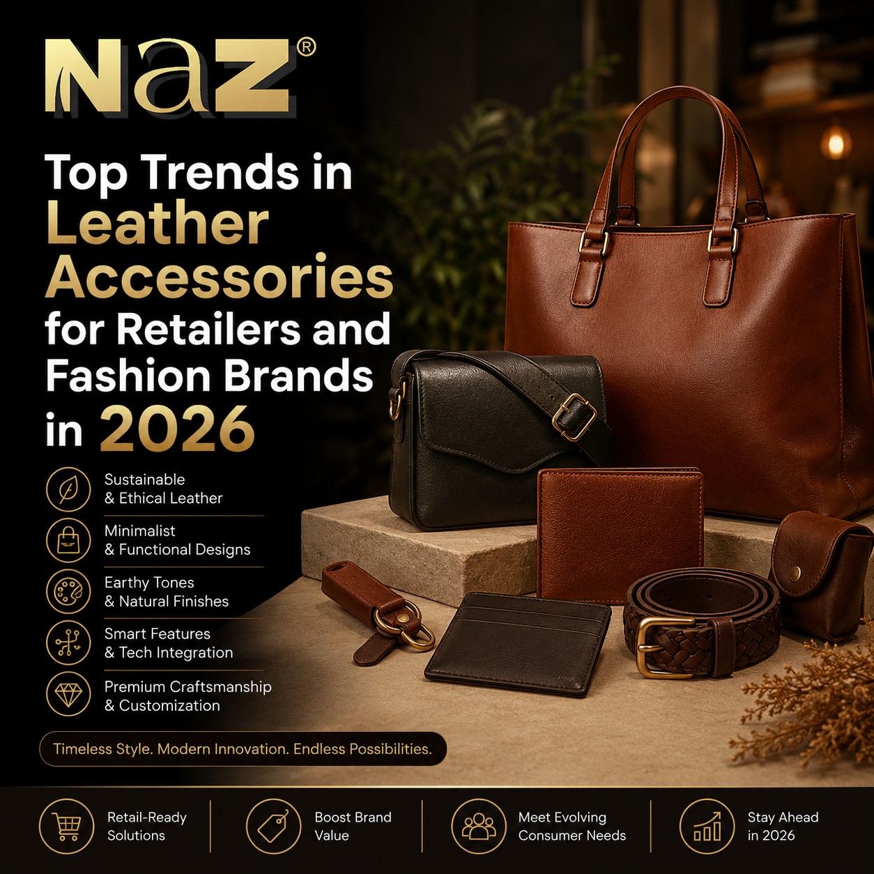 Top Trends in Leather Accessories for Retailers and Fashion Brands in 2026