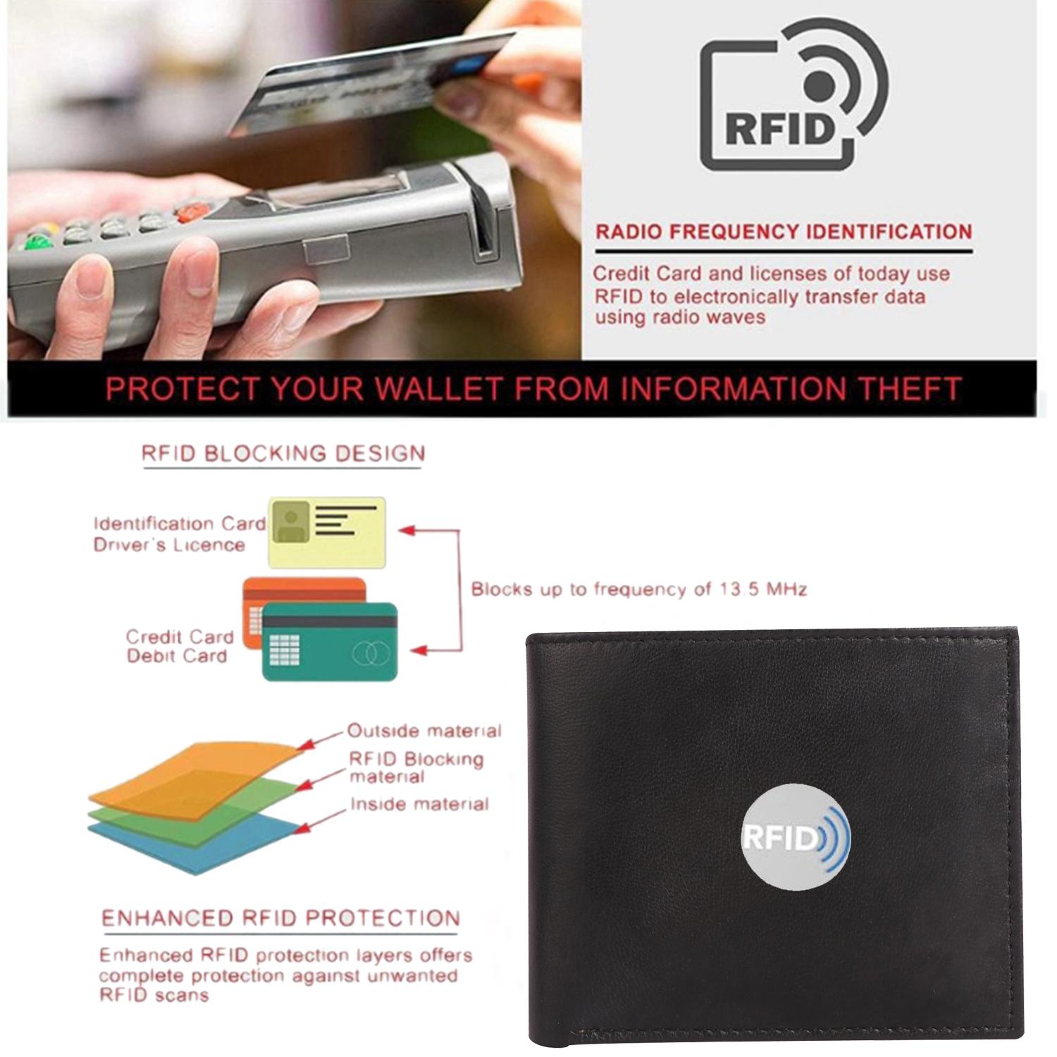 BI FOLD leather wallet black
