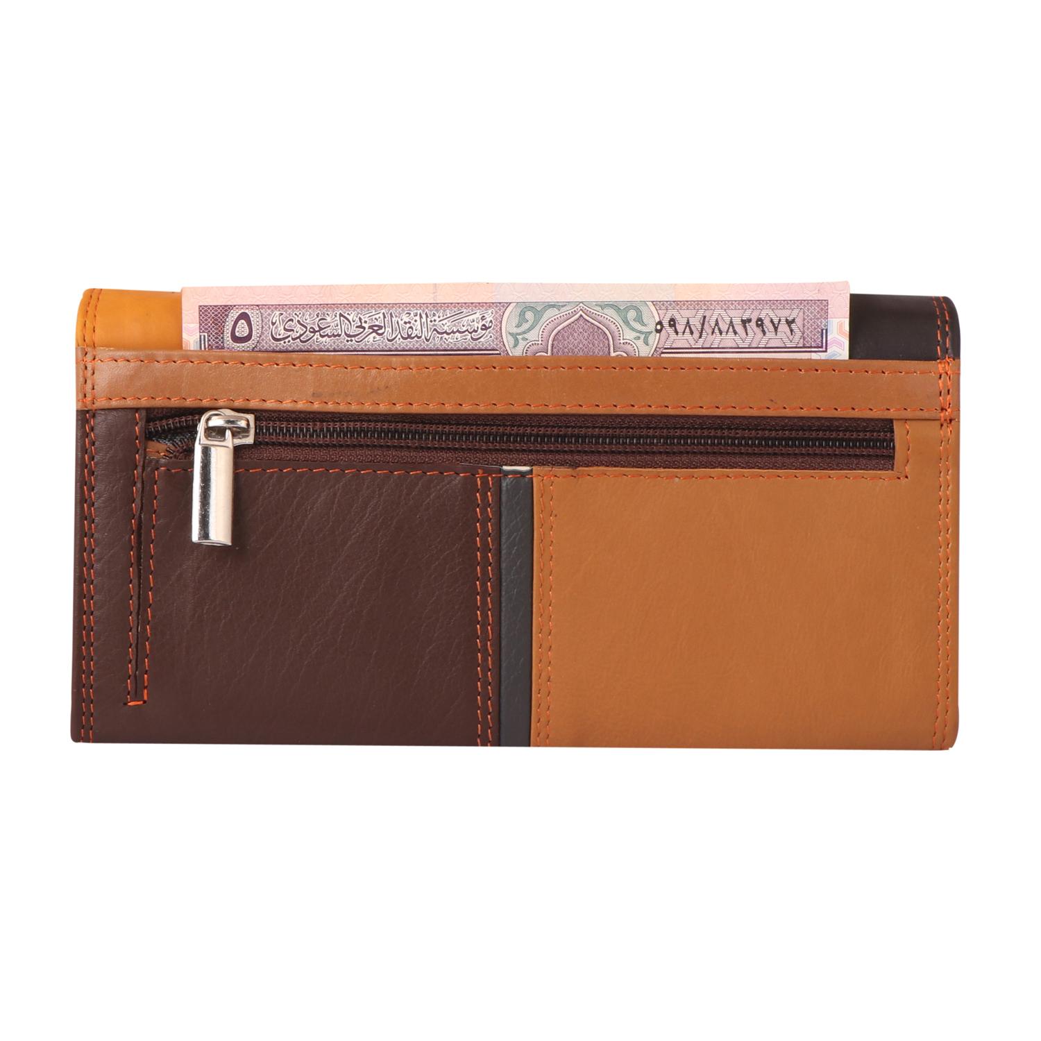 LADIES LEATHER WALLET MULTI