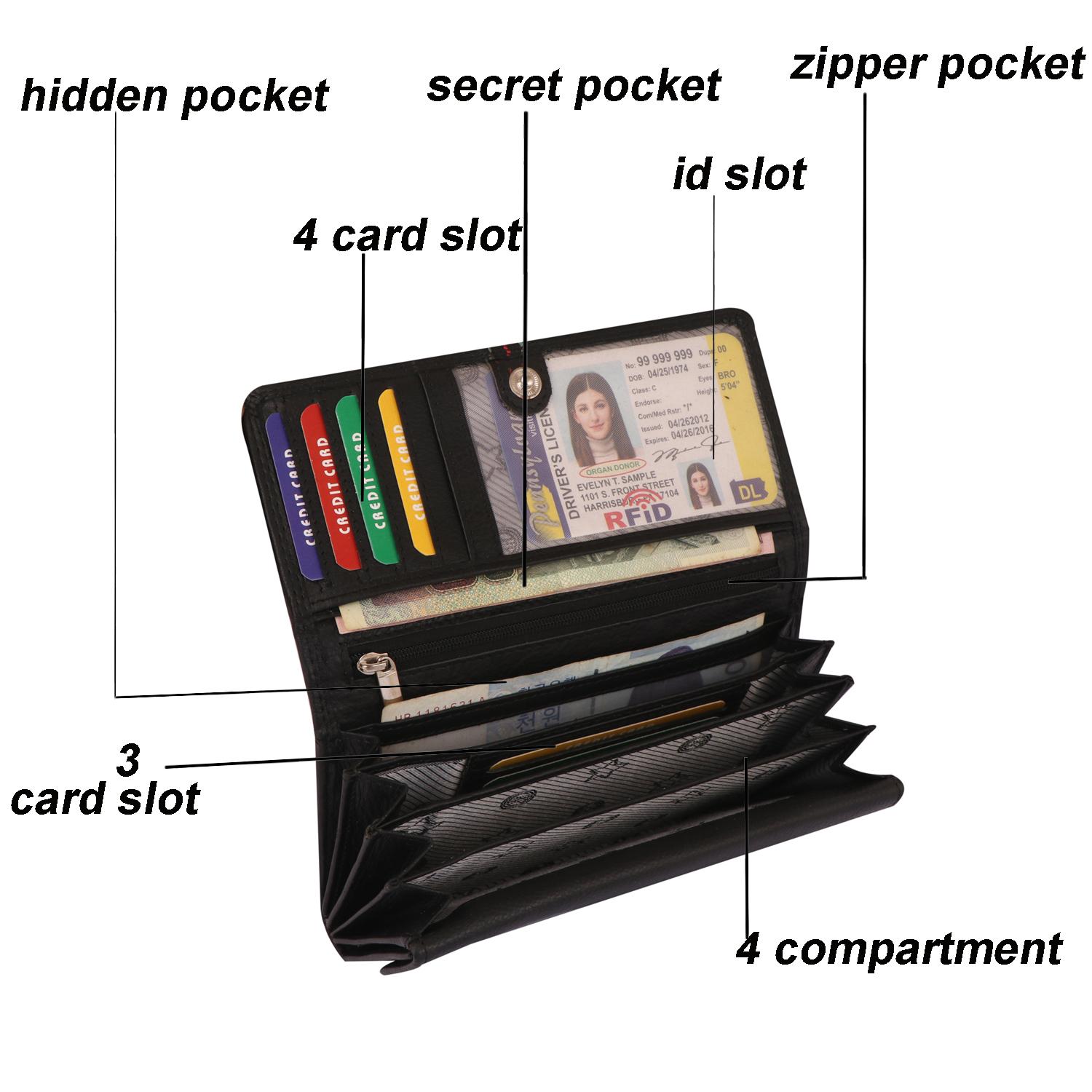LADIES LEATHER WALLET