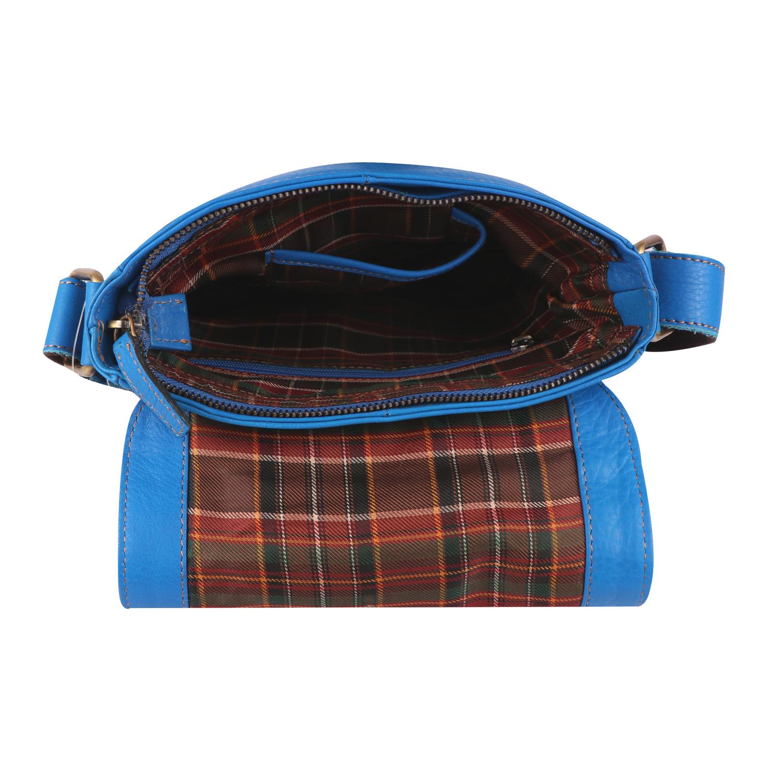 SIDE LEATHER SIDE BAG BLUE