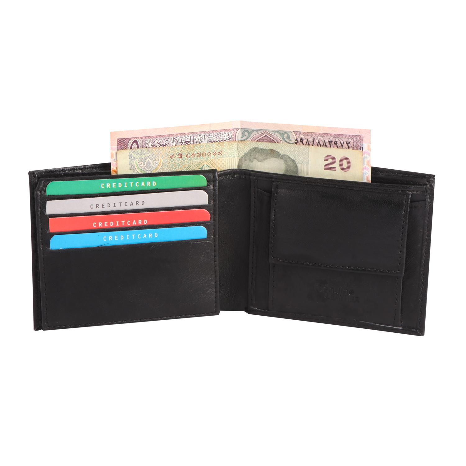 BI FOLD leather wallet black