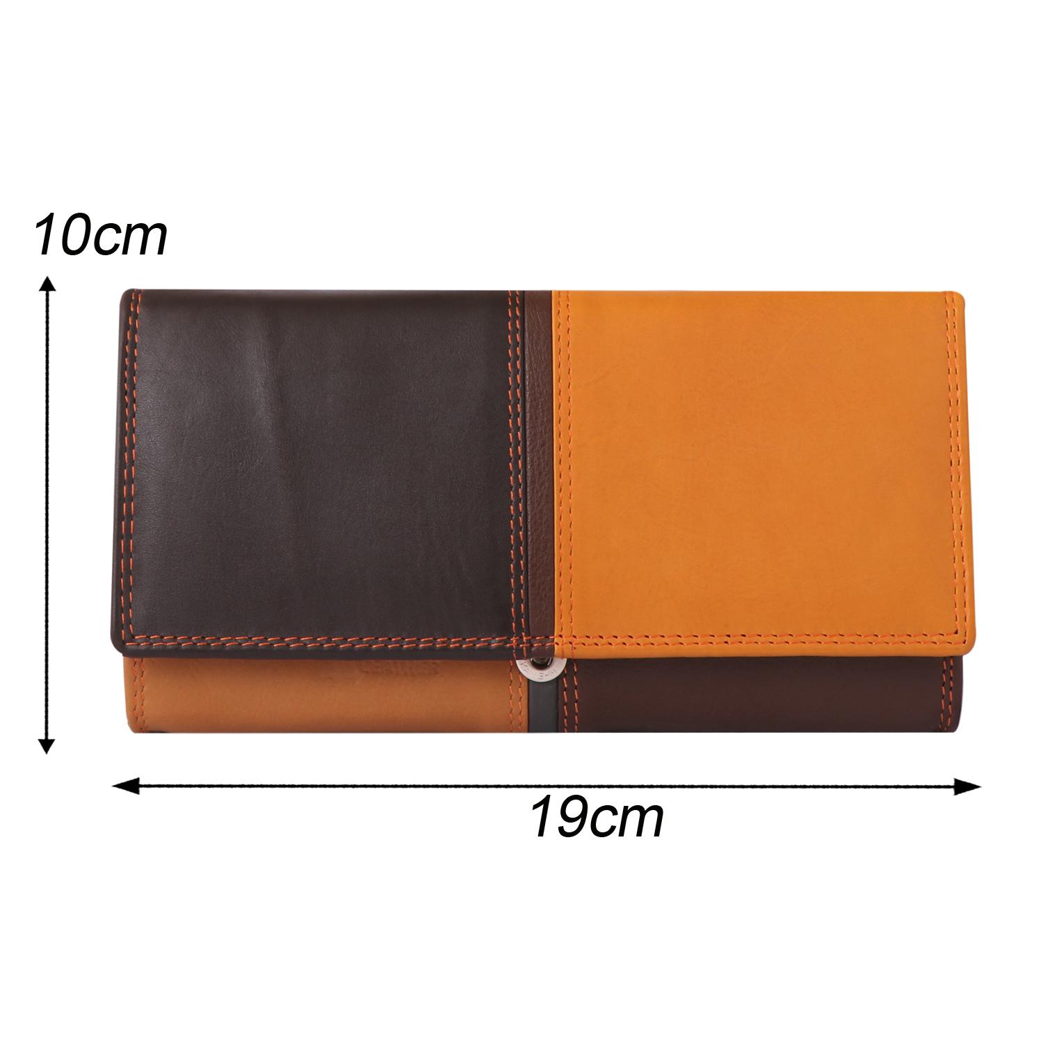 LADIES LEATHER WALLET MULTI