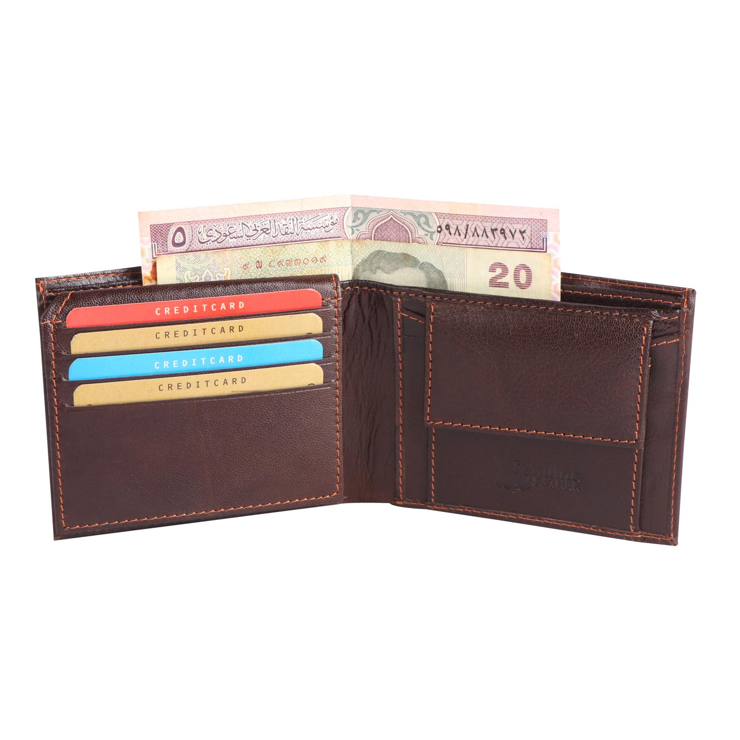 Sleek leather wallet